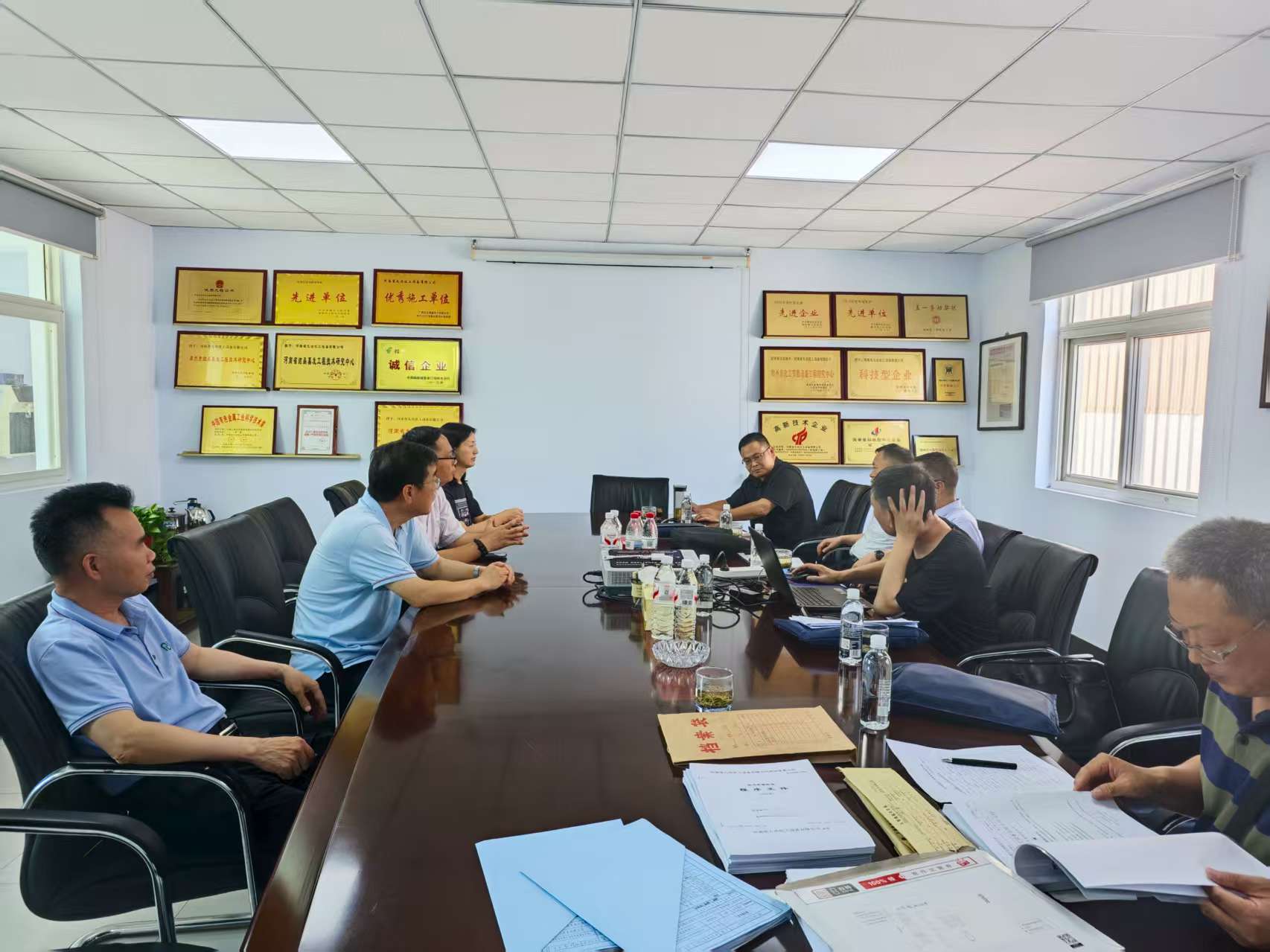 The Supervision and Inspection Office of Xinxiang Branch went to Jiuye Chemical to conduct supervisi